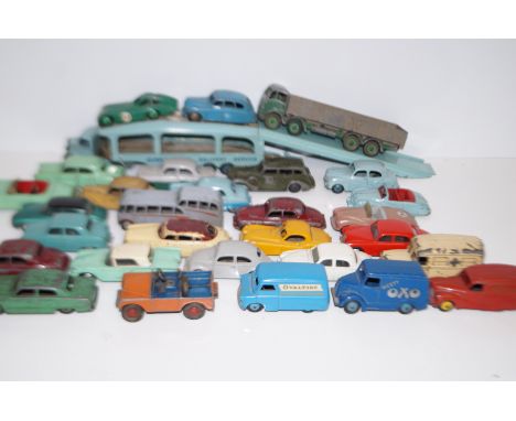Collection of vintage model vehicles to include Dinky and Corgi (as photographed) 
