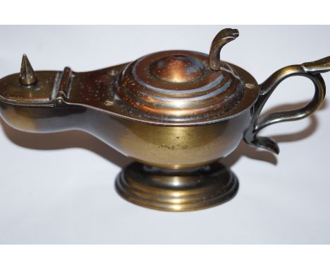 Dunhill table cigarette lighter in the form of a "Genie's lamp" 17cm long