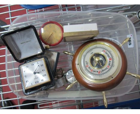 Swiza, Medana Clocks, wristwatches and a barometer. 