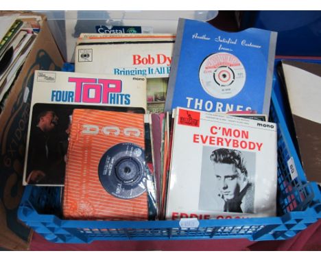 A Collection of Circa 1960's Lps, Ep's and 7" Singles, to include Rolling Stones '1st' and 'Big Hits', Bob Dylan 'Bringing It