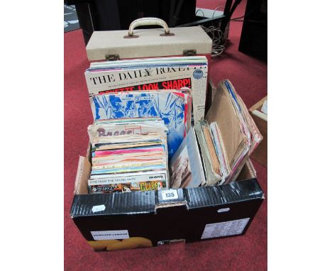 A Collection of 7", 78's Ep's and Lp's, to include Simon and Garfunkel, Diana Ross, Madonna, Bee Gees, Michael Jackson, Adam 