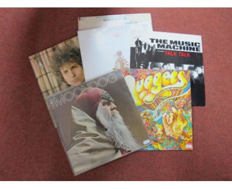 Folk/Rock/Psych Themed Lps, six to include 'Moondog' s/t 1971, CBS, stereo, A1/B1 Matrix; Bob Dylan 'Blonde on Blonde', CBS s