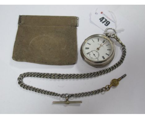 H.J. Norris; A Hallmarked Silver Cased Openface Pocketwatch, the signed dial with black Roman numerals and seconds subsidiary