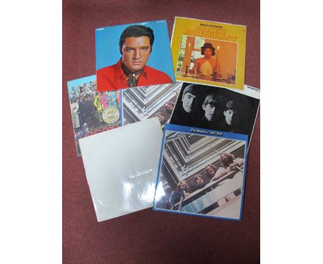 A Collection of Over Fifty Lp's, to include Beatles White Album, (side loader, numbered 0125007), Arlo Guthrie's 'Alice's Res