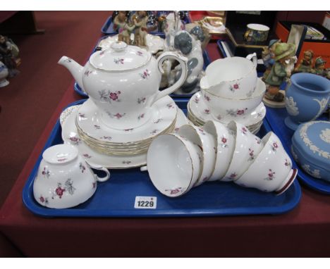 Shelley 'Charm' Tea Service, of twenty two pieces, including tea pot.