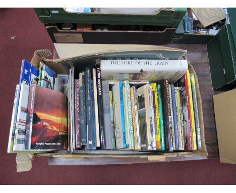 Railway Themed Books, Fleischmann Marklin catalogues, etc:- One Box.
