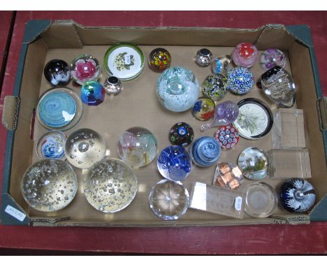 Glass Paperweights, to include Caithness, Mtarfa, Uredale, John Copp and various others, (approximately thirty four):- One Bo