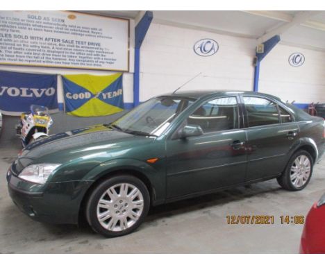 Make &amp; Model: Ford Mondeo Ghia X TDCiDate of Reg: AY53 ZZUColour: Greencc: 1998MoT: 15-09-2021Fuel Type: DIESELMileage: 1