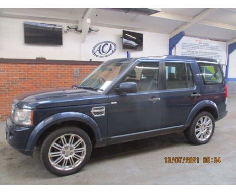 Make & Model: L/Rover Discovery HSE TDV6Date of Reg: OY11 NVJColour: Bluecc: 2993MoT: 18-10-2021Fuel Type: DIESELMileage: 136