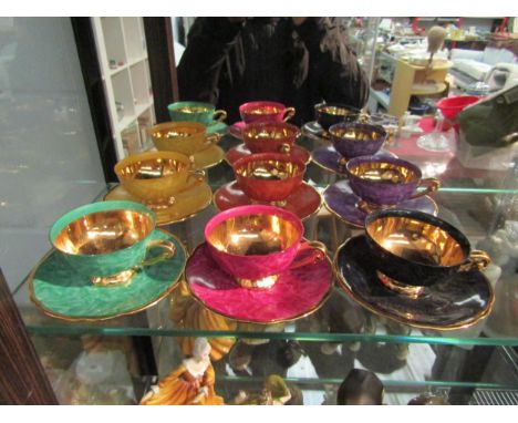 French porcelain cups and saucers 