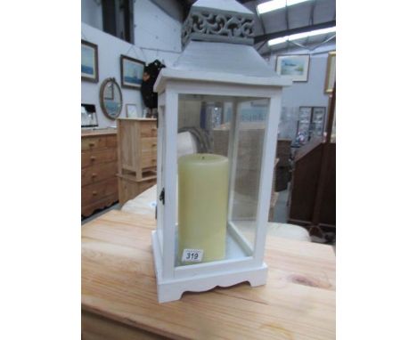 A modern candle lantern