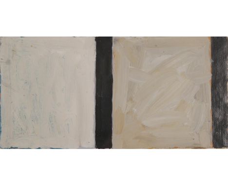 Michael Finn (1921-2002) Abstract Oil on paper, 23.5cm by 46cm Provenance: Reverend Dr Richard Davey Artist's Resale Rights/D