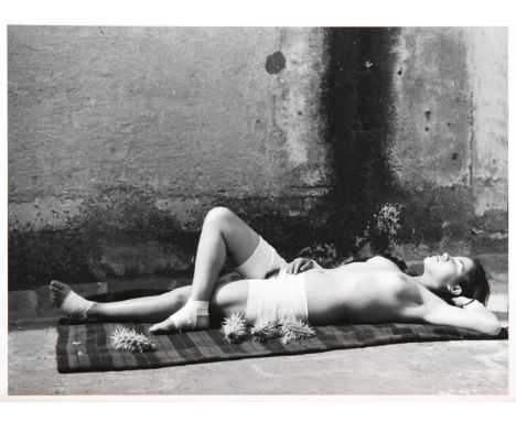 Manuel Álvarez Bravo (1902-2002) Mexican ''La Buena Fama Durmiendo'' (Good Reputation, Sleeping) Initialled verso, later gela