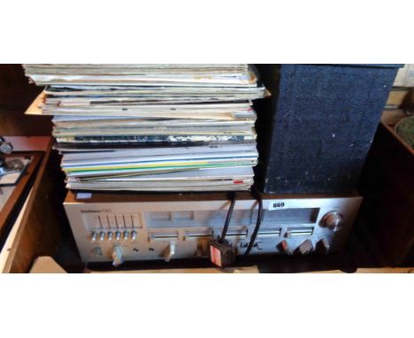 A vintage Goodmans 130 stereo receiver amplifier