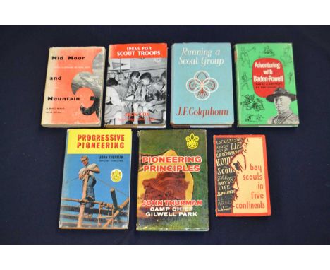 Scouting interest: 7 titles: BOY SCOUTS IN FIVE CONTINENTS, London, The Boy Scouts International Bureau, 1954, First edition 