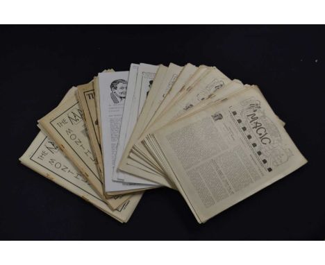One packet, various vintage magic magazines