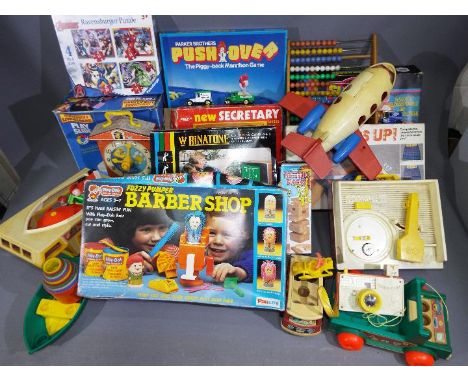 Fisher Price, Matchbox, Binatone, Chad Valley, Others - A collection of vintage unboxed Fisher Price children's toys plus a q