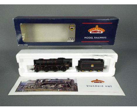 Bachmann - A boxed Bachmann OO gauge DCC READY #32-950 Standard Class 4MT 2-6-0 steam locomotive and tender Op.No. 76053 in B