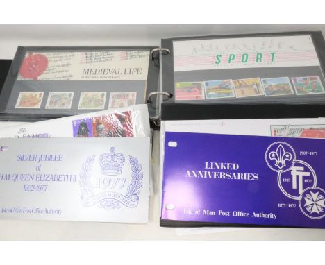 Album of first day covers including three signed examples. UK P&amp;P Group 3 (£30+VAT for the first lot and £8+VAT for subse