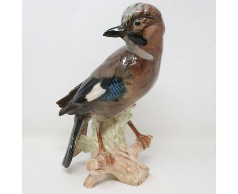 Goebel jay figurine, date stamp for 1953, no chips or cracks, H: 26 cm. UK P&amp;P Group 2 (£18+VAT for the first lot and £3+