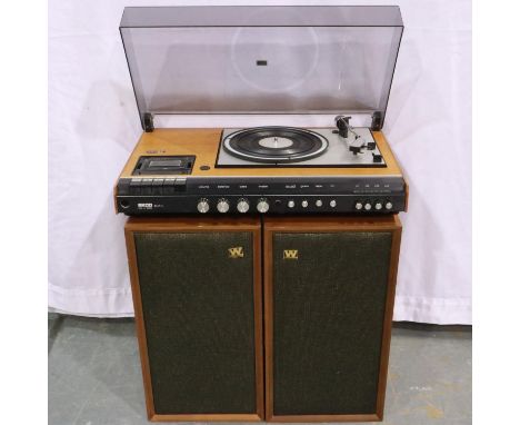 Vintage Ekco HiFi system with Lenco 725 belt drive turntable and Wharfdale Super Linton speakers. All electrical items in thi