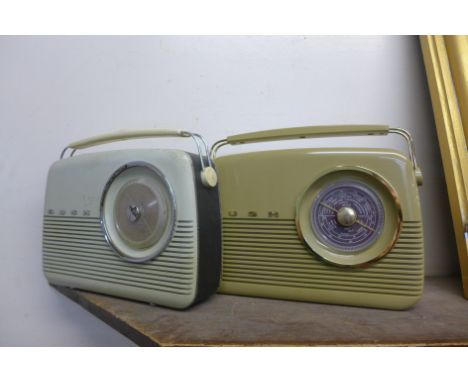 Two vintage Bush radios