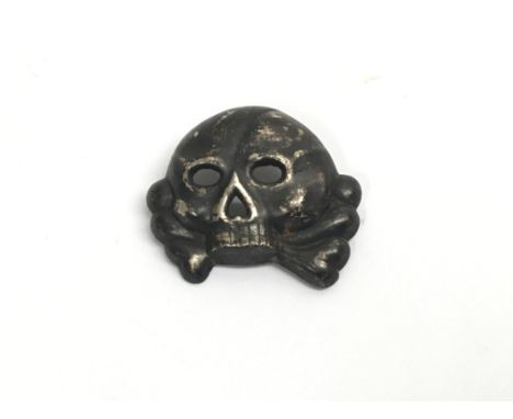 WW2 Style Allgemeine SS Totenkopf Cap Skull (Jawless Type)