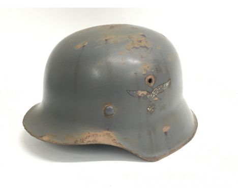WW2 Style German Luftwaffe M42 Helmet with liner. Large Size