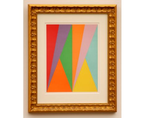 MAX BILL (Swiss, 1908-1994), 'San Lazzaro', original lithograph, limited edition 575, 1975, copy of justification, 30cm x 23.