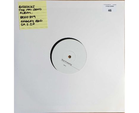 BUZZCOCKS - THE 1991 DEMO ALBUM LP (2020 - CHERRY RED BRED809). The 2020 white label test pressing of Buzzcocks - The 1991 De