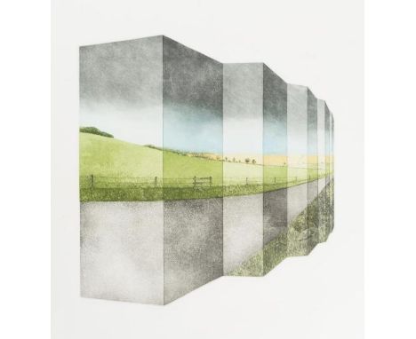                     SKINNER,             Deborah    "Chiltern Walk"    Farbradierung.        Bleistiftsignatur.        Exempl