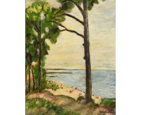                     KNAUF,             Carl(1893 Godesberg - 1944 Nidden)    Ostseeküste    Öl/Malkarton.        Rechts unten