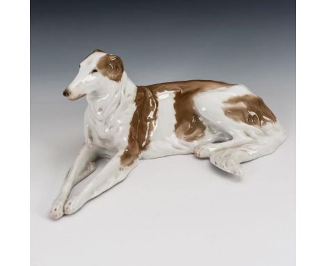 Windhund Rosenthal. Marke Kunstabteilung Stammwerk Selb, 1916.  Bezeichnet.  Modell-Nr.: K 200.  Entwurf: 1913.   VALENTIN,  