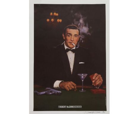 James Bond - Robert McGinnis (b. 1926) 'High Stakes' 2006, limited edition print signed and numbered 55/500 by the artist, wi