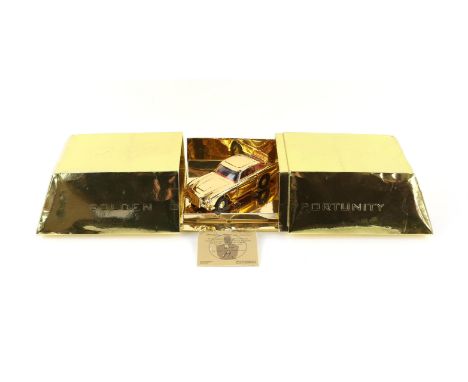 James Bond 007 - Corgi James Bond, A Golden Opportunity from The Definitive Bond Collection, 24 carat gold plated Aston Marti