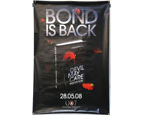 James Bond - Four Bus Stop 40 x 60 inch posters, two for the book launch of Devil May Care, Imperial War Museum Exhibition, a