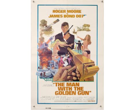 James Bond The Man With The Golden Gun (1974) US One Sheet film poster, this the rarer 'East Hemi' version and also rare with