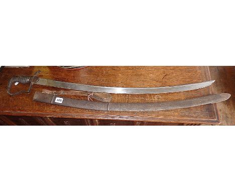 British Light Cavalry Trooper's sword and scabbard, 1796 pattern (we are unable to post this item overseas)
