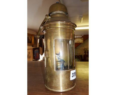 Old brass lantern