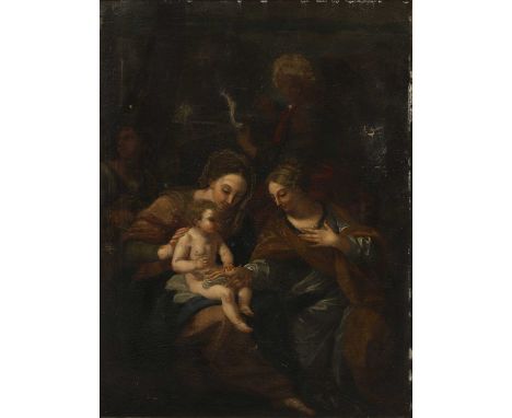 After Carlo Marratta The Mystic Marriage of Saint Catherineoil on canvas82 x 61cmProvenance: The estate of Baron John Mauger 