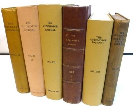 Automotor Journal. Six various volumes, Automotor &amp; Horseless Vehicle Journal Vol 6, October 1899 to Sep 1900, in publish