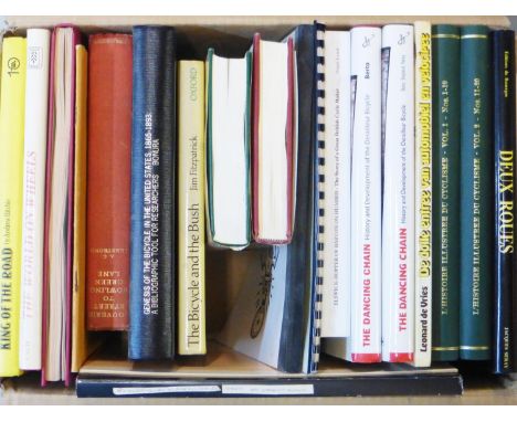 Large Cycling Subject Books. L'Histoire Illustree Du Cyclisume No 1 to No 20 bound in two volumes with covers; The Dancing Ch