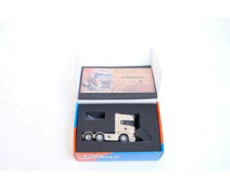  Tekno Scania R730 Tractor Unit - Surefreight Golden Griffin | Scale: 1:50 | Model Code: 68033 | Certificate: Yes | Lot Condi