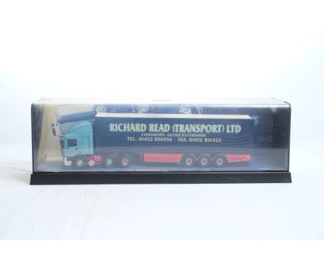  Corgi ERF EC11 Curtainside Trailer - Richard Reed Transport In Display Case | Scale: 1:50 | Model Code: 75203 | Certificate: