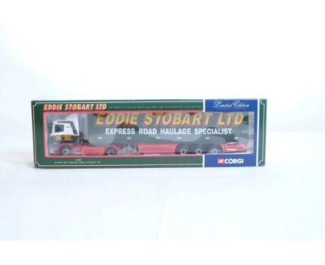  Corgi Scania Box Trailer - Eddie Stobart | Scale: 1:50 | Model Code: 76602 | Certificate: Yes | Lot Condition: Good | Mirror