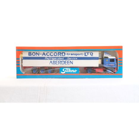  Tekno Volvo F12 Fridge Trailer - Bon Accord Transport LTD | Scale: 1:50 | Model Code:  | Certificate: No | Lot Condition: Go