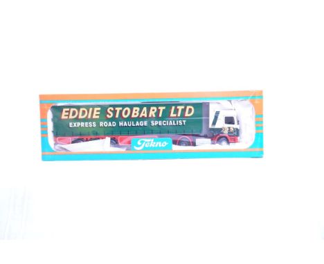  Tekno Seddon Atkinson Stratos 325 Curtainside Trailer - Eddie Stobat | Scale: 1:50 | Model Code:  | Certificate: No | Lot Co