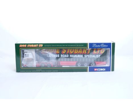  Corgi Scania Topline Curtainside Trailer - Eddie Stobart | Scale: 1:50 | Model Code: CC12901 | Certificate: Yes | Lot Condit