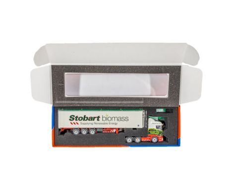  Tekno Stobart Biomass Scania R-Series Highline with Walking Floor Trailer | Scale: 1:50 | Model Code: N/A | Certificate: Yes