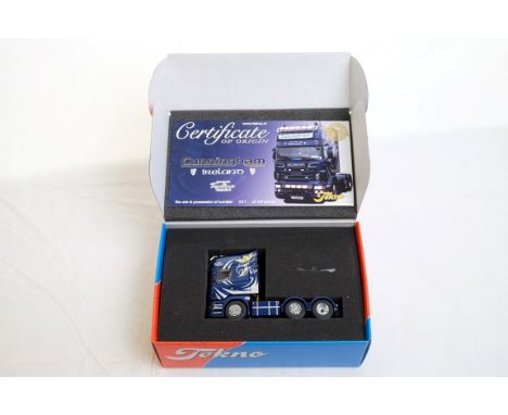  Tekno Scania R620 6x2 Tractor Unit - Cunningham - Irish | Scale: 1:50 | Model Code: 68966 | Certificate: Yes | Lot Condition